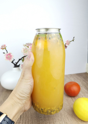 चाय के लिए 1000 मिलीलीटर डिस्पोजेबल पीने की बोतलें खाद्य ग्रेड